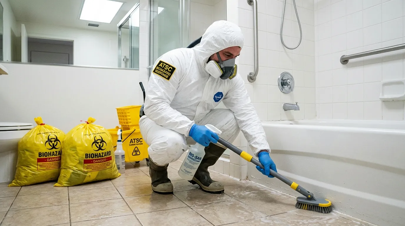 Decontamination equipment deployed for Blood Cleanup in Oak Brook